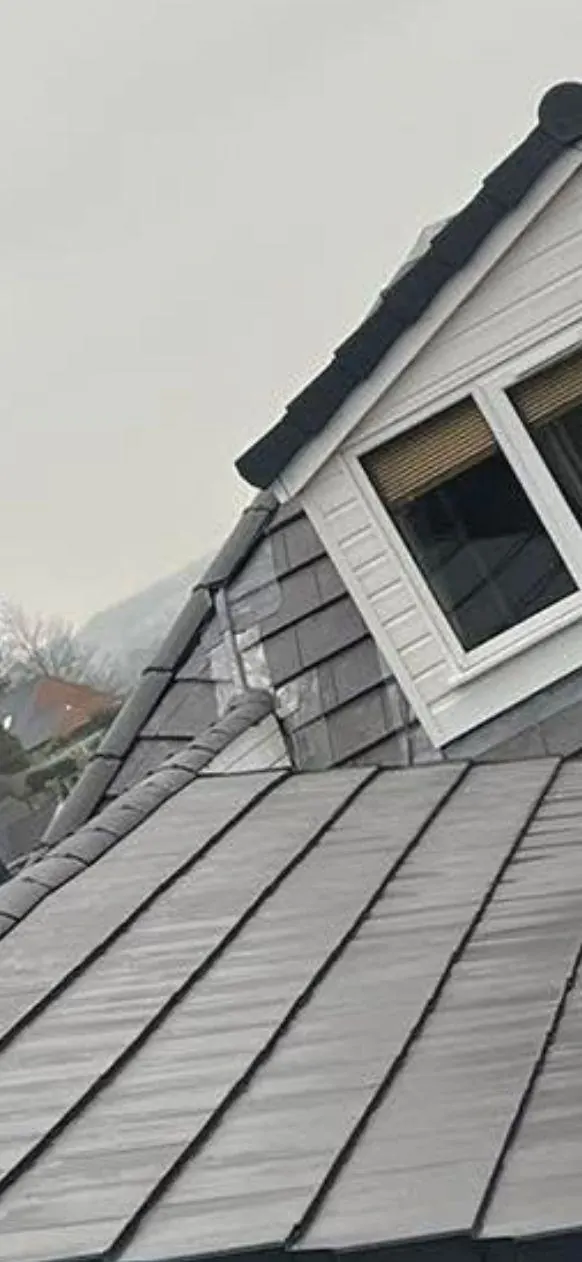Leadwork roof detail
